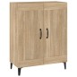 vidaXL Aparador de madera contrachapada color roble 69,5x34x90 cm vidaXL Aparador de madera contrachapada color roble 69,5x34x90 cm