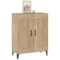 vidaXL Aparador de madera contrachapada color roble 69,5x34x90 cm vidaXL Aparador de madera contrachapada color roble 69,5x34x90 cm