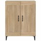 vidaXL Aparador de madera contrachapada color roble 69,5x34x90 cm vidaXL Aparador de madera contrachapada color roble 69,5x34x90 cm