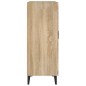 vidaXL Aparador de madera contrachapada color roble 69,5x34x90 cm vidaXL Aparador de madera contrachapada color roble 69,5x34x90 cm