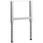 vidaXL Estructura de banco de trabajo 2 uds metal 55x(69-95,5)cm gris vidaXL Estructura de banco de trabajo 2 uds metal 55x(69-95,5)cm gris