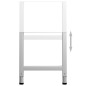 vidaXL Estructura de banco de trabajo 2 uds metal 55x(69-95,5)cm gris vidaXL Estructura de banco de trabajo 2 uds metal 55x(69-95,5)cm gris