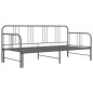 vidaXL Estructura de sofá cama extraíble de metal gris 90x200 cm vidaXL Estructura de sofá cama extraíble de metal gris 90x200 cm