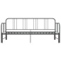 vidaXL Estructura de sofá cama extraíble de metal gris 90x200 cm vidaXL Estructura de sofá cama extraíble de metal gris 90x200 cm