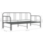 vidaXL Estructura de sofá cama extraíble de metal gris 90x200 cm vidaXL Estructura de sofá cama extraíble de metal gris 90x200 cm