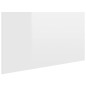 vidaXL Cabecero cama madera contrachapada blanco brillo 160x1,5x80 cm vidaXL Cabecero cama madera contrachapada blanco brillo 160x1,5x80 cm