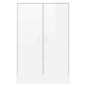 vidaXL Mueble zapatero madera contrachapada blanco brillo 60x35x92 cm