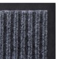 vidaXL Felpudo de PVC gris 117x220 cm vidaXL Felpudo de PVC gris 117x220 cm