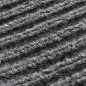 vidaXL Felpudo de PVC gris 117x220 cm vidaXL Felpudo de PVC gris 117x220 cm