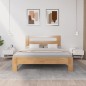 vidaXL Mesitas de noche 2 uds contrachapada blanco brillo 50x46x50 cm