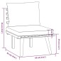 vidaXL Muebles de jardín 7 piezas con cojines madera maciza de acacia vidaXL Muebles de jardín 7 piezas con cojines madera maciza de acacia