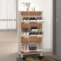vidaXL Zapatero HAMAR madera pino maciza marrón miel 59,5x35x117 cm vidaXL Zapatero HAMAR madera pino maciza marrón miel 59,5x35x117 cm