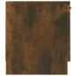 vidaXL Mueble para TV madera contrachapada roble ahumado 140x35x40cm