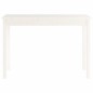 vidaXL Mesa consola de madera maciza de pino blanco 110x40x75 cm vidaXL Mesa consola de madera maciza de pino blanco 110x40x75 cm