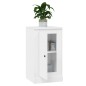 vidaXL Aparadores 2 uds madera blanco brillante 37,5x35,5x67,5 cm vidaXL Aparadores 2 uds madera blanco brillante 37,5x35,5x67,5 cm
