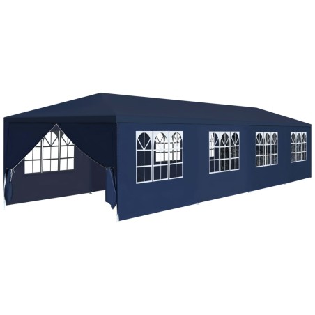 vidaXL Marquesina de jardín 3x12 m azul