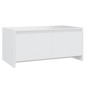 vidaXL Mesa de centro madera contrachapada blanco 90x50x41,5 cm vidaXL Mesa de centro madera contrachapada blanco 90x50x41,5 cm