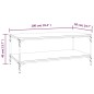 vidaXL Mesa de centro de madera contrachapada negro 100x50x40 cm vidaXL Mesa de centro de madera contrachapada negro 100x50x40 cm