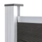 vidaXL Panel de valla WPC gris 95x186 cm vidaXL Panel de valla WPC gris 95x186 cm