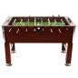 vidaXL Futbolín de acero 60 kg marrón 140x74,5x87,5 cm vidaXL Futbolín de acero 60 kg marrón 140x74,5x87,5 cm