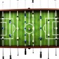 vidaXL Futbolín de acero 60 kg marrón 140x74,5x87,5 cm vidaXL Futbolín de acero 60 kg marrón 140x74,5x87,5 cm
