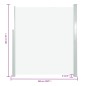 vidaXL Toldo lateral retráctil para patio crema 160x500 cm vidaXL Toldo lateral retráctil para patio crema 160x500 cm