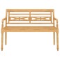vidaXL Set de muebles de jardín 4 pzas y cojines madera maciza de teca vidaXL Set de muebles de jardín 4 pzas y cojines madera maciza de teca