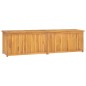 vidaXL Baúl de jardín madera maciza de teca 200x50x55 cm vidaXL Baúl de jardín madera maciza de teca 200x50x55 cm
