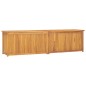vidaXL Baúl de jardín madera maciza de teca 200x50x55 cm vidaXL Baúl de jardín madera maciza de teca 200x50x55 cm