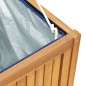 vidaXL Baúl de jardín madera maciza de teca 200x50x55 cm vidaXL Baúl de jardín madera maciza de teca 200x50x55 cm