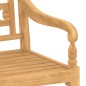 vidaXL Set de muebles de jardín 4 pzas y cojines madera maciza de teca vidaXL Set de muebles de jardín 4 pzas y cojines madera maciza de teca