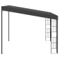 vidaXL Cenador con montaje en la pared tela gris antracita 3x3 m vidaXL Cenador con montaje en la pared tela gris antracita 3x3 m
