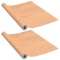 vidaXL Láminas autoadhesivas puertas 2 uds PVC Ahorn 210x90cm vidaXL Láminas autoadhesivas puertas 2 uds PVC Ahorn 210x90cm