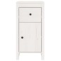 vidaXL Aparadores 2 uds madera maciza de pino blanco 40x35x80 cm vidaXL Aparadores 2 uds madera maciza de pino blanco 40x35x80 cm