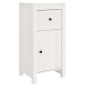 vidaXL Aparadores 2 uds madera maciza de pino blanco 40x35x80 cm vidaXL Aparadores 2 uds madera maciza de pino blanco 40x35x80 cm