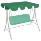vidaXL Dosel de repuesto columpio de jardín verde 150/130x105/70 cm vidaXL Dosel de repuesto columpio de jardín verde 150/130x105/70 cm