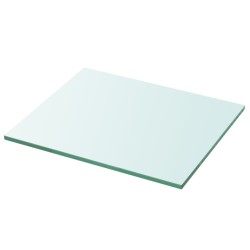 vidaXL Panel de estante vidrio claro 30x25 cm