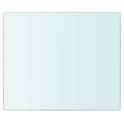 vidaXL Panel de estante vidrio claro 30x25 cm