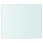vidaXL Panel de estante vidrio claro 30x25 cm vidaXL Panel de estante vidrio claro 30x25 cm