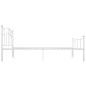 vidaXL Estructura de cama de metal blanca 160x200 cm vidaXL Estructura de cama de metal blanca 160x200 cm