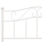 vidaXL Estructura de cama de metal blanca 160x200 cm vidaXL Estructura de cama de metal blanca 160x200 cm