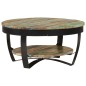 vidaXL Mesa de centro de madera maciza reciclada 65x32 cm vidaXL Mesa de centro de madera maciza reciclada 65x32 cm