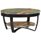 vidaXL Mesa de centro de madera maciza reciclada 65x32 cm vidaXL Mesa de centro de madera maciza reciclada 65x32 cm