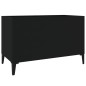 vidaXL Mueble para discos madera contrachapada negro 74,5x38x48 cm vidaXL Mueble para discos madera contrachapada negro 74,5x38x48 cm