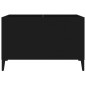 vidaXL Mueble para discos madera contrachapada negro 74,5x38x48 cm vidaXL Mueble para discos madera contrachapada negro 74,5x38x48 cm