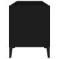 vidaXL Mueble para discos madera contrachapada negro 74,5x38x48 cm vidaXL Mueble para discos madera contrachapada negro 74,5x38x48 cm