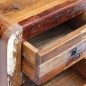 vidaXL Mesita de noche de madera maciza reciclada 43x33x51 cm