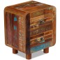 vidaXL Mesita de noche de madera maciza reciclada 43x33x51 cm
