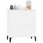 vidaXL Aparador de madera contrachapada blanco 60x35x70 cm vidaXL Aparador de madera contrachapada blanco 60x35x70 cm