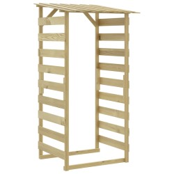 vidaXL Pérgola con techo madera de pino impregnada 100x90x200 cm
